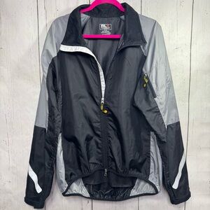 RLX Polo Sport by Ralph Lauren Mens Reflective Windbreaker Jacket Techwear Y2K